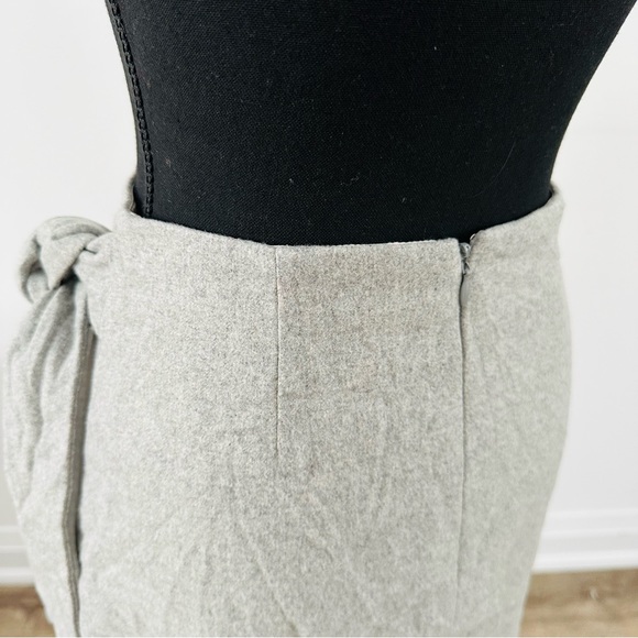 Sz S Aritzia WILFRED Wool Wrap Mini Skirt - Picture 2 of 8